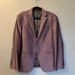 Egara Purple Blazer Skinny Fit